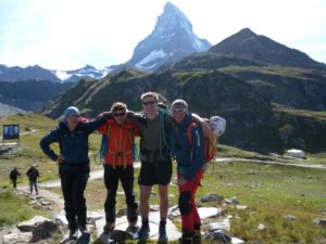 Il gruppo dopo la salita del Cervino